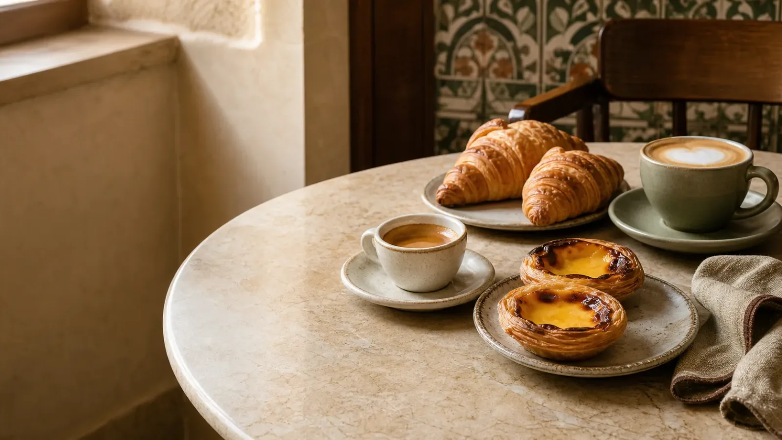 Website para café e pastelaria artesanal